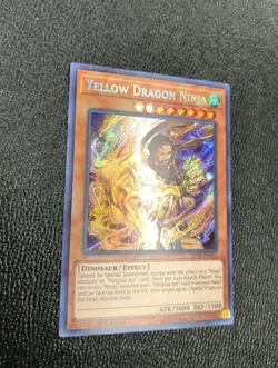 Yugioh! LP Yellow Dragon Ninja - SHVA-EN013 - Secret Rare - 1st Edition - NM Cnd - Image 2