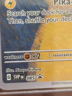 Pikachu Pokemon Card Fan Art Card Not TCG - Image 4