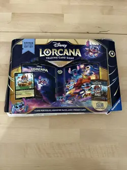 Disney Lorcana Trading Card Game Azurite Sea - Stitch Collector's Gift Set.. New - Image 4