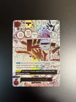 Honesty Impact English OP11-018 R Parallel a Fist of Divine Speed One Piece Card - Image 1