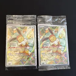 2 Pokemon TCG Eevee Black Star Promo 173 Prismatic Evolutions EBT Promo Sealed - Image 1