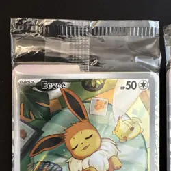 2 Pokemon TCG Eevee Black Star Promo 173 Prismatic Evolutions EBT Promo Sealed - Image 2