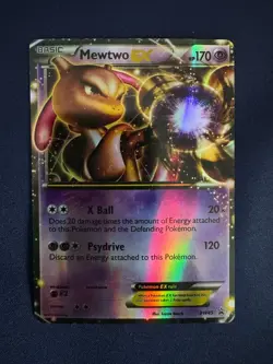 Mewtwo EX BW45 Black White Holo Promo Card Pokemon TCG - Image 1