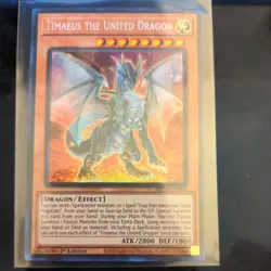 Timaeus the United Dragon MP23-EN003 25th Anniversary Tin: Dueling Heroes Yugioh - Image 1