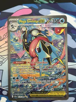 Pokemon TCG Mega Greninja ex 116/086 Special Illustration Rare Chaos Rising - Image 1