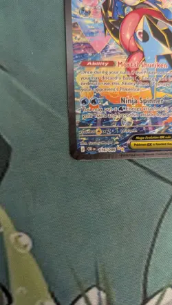 Pokemon TCG Mega Greninja EX 116/086 Chaos Rising Special Illustration Rare LP - Image 3