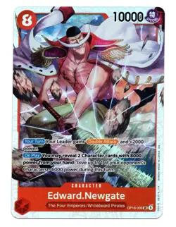 One Piece Edward.Newgate OP16-003 The Time of Battle SR Foil - Image 1