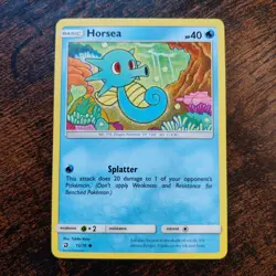 Horsea 15/70 - NM Dragon Majesty - Pokemon 2018 Common TCG Card (B) - Image 1