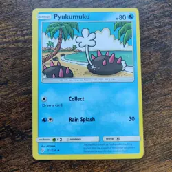 Pyukumuku 52/236 - NM SM Unified Minds - Pokemon 2019 Uncommon TCG Card (C) - Image 1
