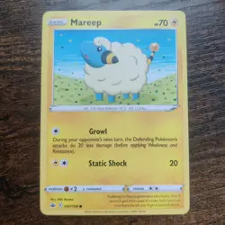 Mareep 047/198 - NM SWSH Chilling Reign - Pokemon 2021 Common TCG Card - Image 1