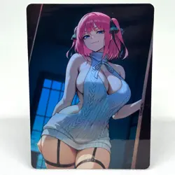 Quintessential Quintuplets Nino Nakano Goddess Anime Waifu ACG Foil Card - Image 1