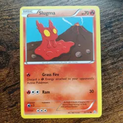 Slugma 22/160 - LP XY Primal Clash - Pokemon 2015 Common TCG Card (B) - Image 1