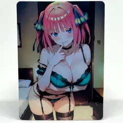 Quintessential Quintuplets Nino Nakano Goddess Anime Waifu ACG Foil Card - Image 1