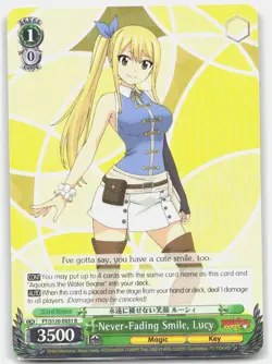 Never-Fading Smile, Lucy Rare Foil FAIRY TAIL 100 YEARS QUEST FT/S120-E031 R NM - Image 1