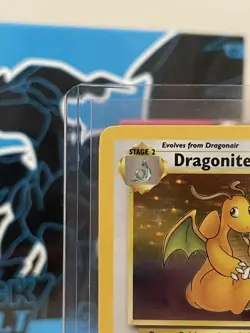 4/62 Fossil Holo Dragonite LP/NM Vintage Pokemon Card - Image 4
