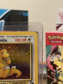 4/62 Fossil Holo Dragonite LP/NM Vintage Pokemon Card - Image 5