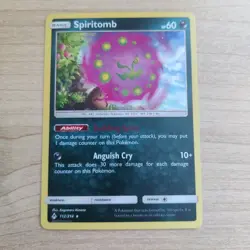Spiritomb 112/214 - NM HOLO RARE SM Unbroken Bonds - Pokemon 2019 TCG Card - Image 1