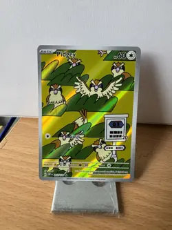 Pidgey 207/197 Illustration Rare Obsidian Flames Pokemon NM/M - Image 1
