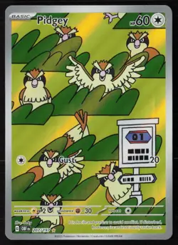 Pidgey - 207/197 - Illustration Rare - Obsidian Flames - Pokemon - NM/M - Image 1