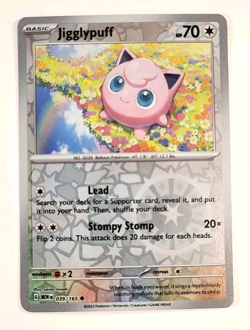 Jigglypuff - 142/165 - Reverse Holo - SV: Scarlet & Violet 151 - Pokemon Card_1 - Image 1