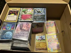 Mixed Box of Pokemon Cards-Hundreds of Pokemon, Vintage and Holos included - Image 1