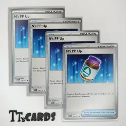 N's PP Up 195/217 x4 Playset 4x Pokemon TCG ME Ascended Heroes ASC - 4 Card Set - Image 1