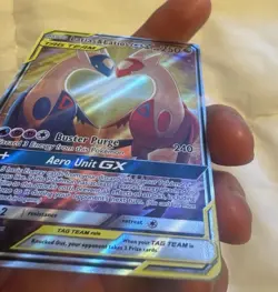 Latias & Latios GX 170/181 Alternate Art Team Up Love Birds Pokemon Card - Image 3