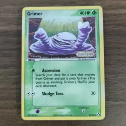 Grimer 54/92 - LP/MP HOLO STAMPED EX Legend Maker - 2006 Common Pokemon TCG Card - Image 1