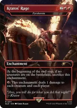 Kratos' Rage - Pyrohemia -Foil Near Mint MTG Secret Lair - Image 1
