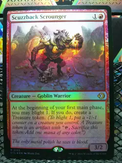 Scuzzback Scrounger Lorwyn Eclipsed Foil NM 153 - Image 1