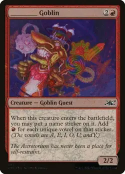 _____ Goblin - Galaxy Foil UNF NM MTG - Image 1