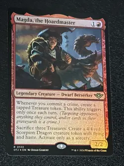MTG Outlaws of Thunder Junction Magda, the Hoardmaster Foil 0133 Rare - Image 2