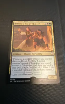 Beifong's Bounty Hunters Avatar; MTG; ERROR- Missing Foil Rare Stamp - Image 1