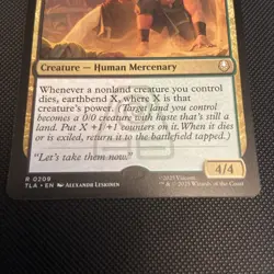 Beifong's Bounty Hunters Avatar; MTG; ERROR- Missing Foil Rare Stamp - Image 4