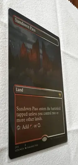 Sundown Pass Innistrad: Crimson Vow (Borderless, #285) FOIL NM!! - Image 2