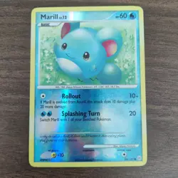 Marill 88/130 - LP REVERSE HOLO Diamond & Pearl - 2007 Common Pokemon TCG Card - Image 1