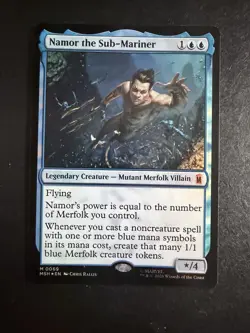 MTG - NM - FOIL - Namor the Sub-Mariner - Marvel Super Heroes - Image 1