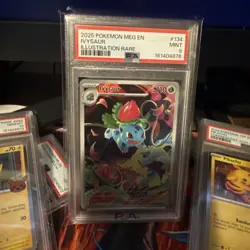 2025 Pokemon Meg En Ivysaur #134 Illustration Rare PSA 9 Mint - Image 2