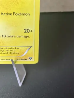 ⚡ Pikachu 2014 MOVIE PROMO ⚡ / HOLO RARE Pokemon 42/146 / MP - Image 5