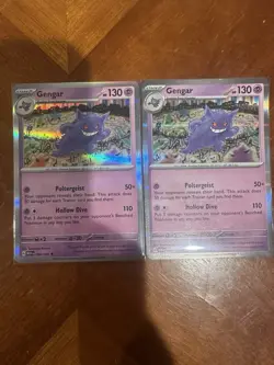 Pokemon Scarlet & Violet 151 Gengar 094/165 Holo Rare X 2 - Image 1