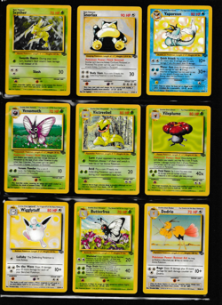 1999 Pokemon JUNGLE Complete Non Holo Set 17-64 IN ALBUM All NRMT-MT+ - Image 5