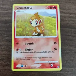 Chimchar 76/130 - LP COSMOS HOLO Diamond & Pearl - 2007 Common Pokemon TCG Card - Image 1
