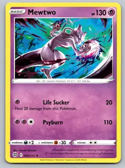 Mewtwo 056/172 Rare Brilliant Stars Pokemon Near Mint - Image 1