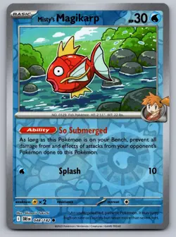 Misty's Magikarp 048/182 Common Destined Rivals Pokemon Reverse Holo Near Mint - Image 1