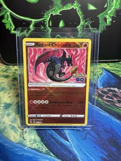 Radiant Charizard 011/078 Pokemon GO Radiant Rare Holo English Near Mint - Image 1