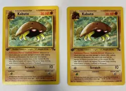 Rare 1995 Pokemon 1st Edition Kabuto 50/62 Great condition! - Image 1