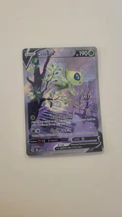 Pokemon Celebi v 245/264 Alt Art Ultra Rare Fusion Strike 2021 NM Condition - Image 1