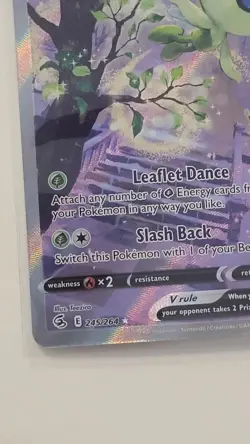 Pokemon Celebi v 245/264 Alt Art Ultra Rare Fusion Strike 2021 NM Condition - Image 3