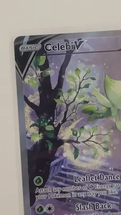 Pokemon Celebi v 245/264 Alt Art Ultra Rare Fusion Strike 2021 NM Condition - Image 4