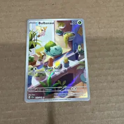 Bulbasaur 143/142 Sv07 Stellar Crown Illustration Rare Holo Full Art - Image 1